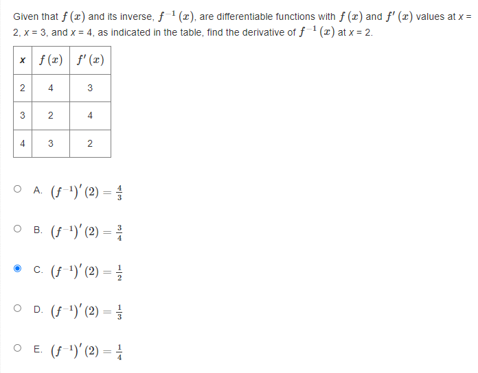 -1 h +0 2h O B. f' (x) = xe lim h