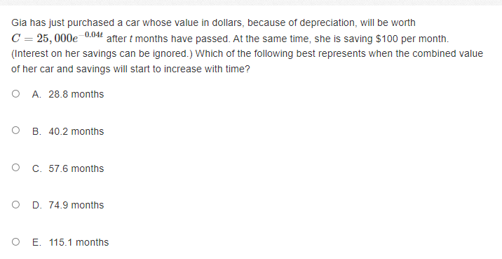 = sinc + bcosx. Which of the following relationships will ensure that