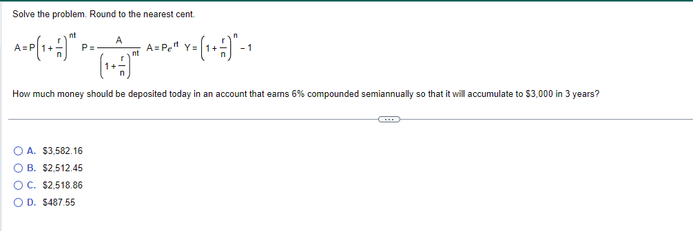 = P r 1+ P = n nt A = Per Y