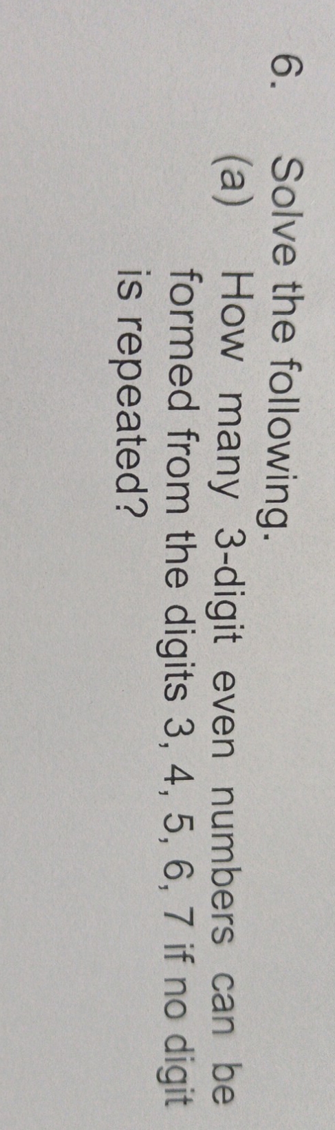  Write the process and answer. CO' . Solve the following. How