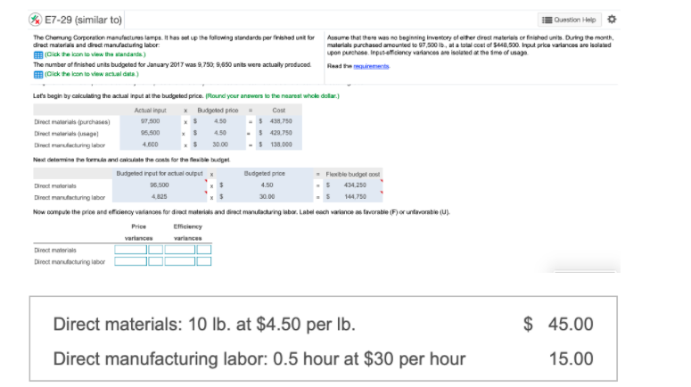 9,750; 9,650 units were actually produced. Read the mopurements (Click te kan