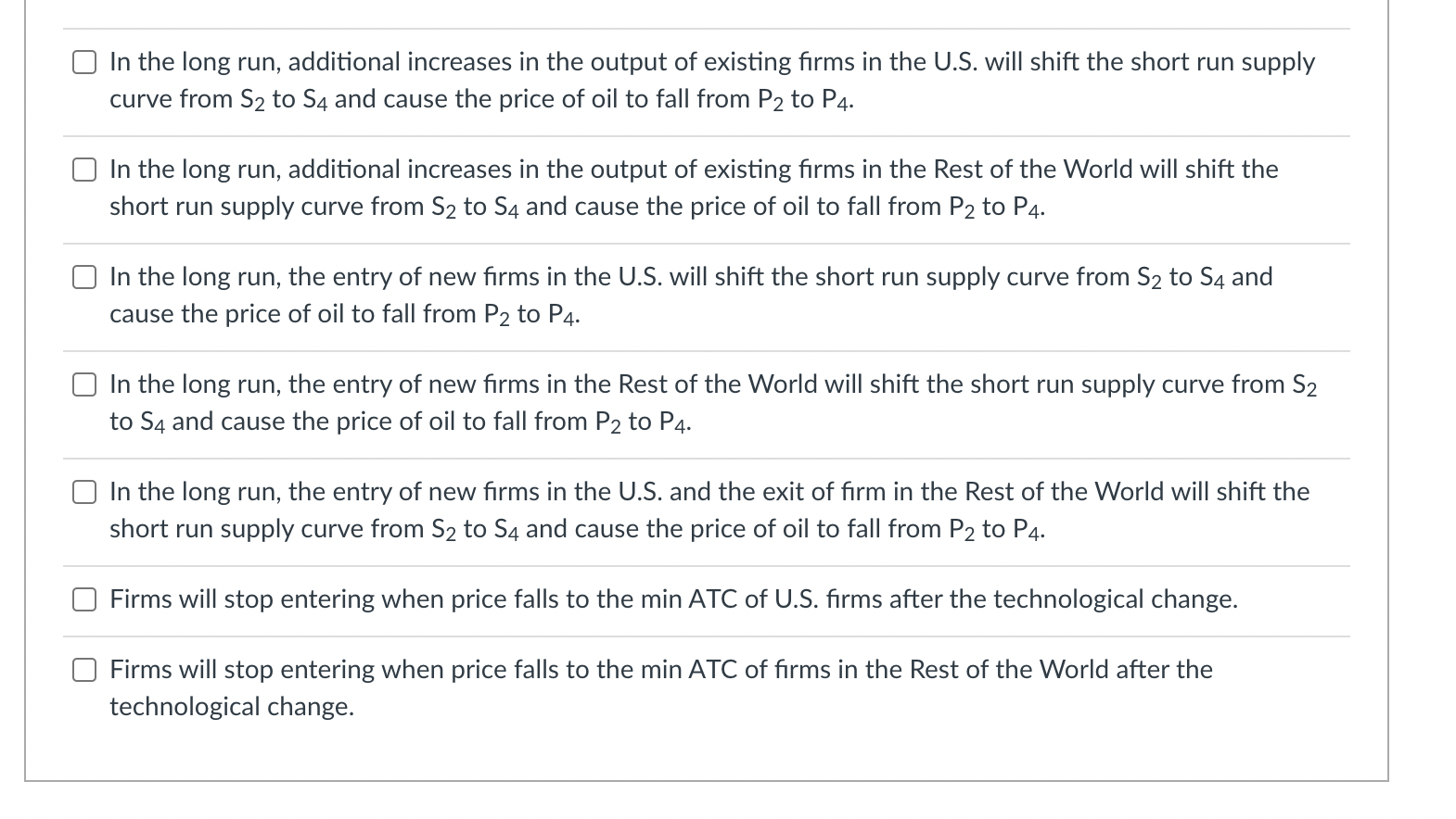 a: m Ch 4. Output World on Market uni'l Output 0 C]
