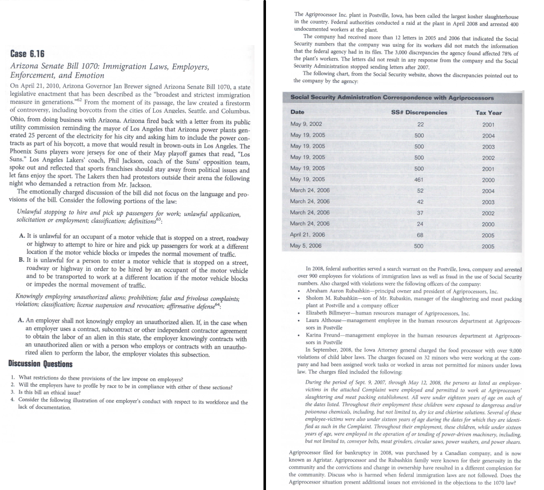 not acquire this business. Read Jennings Case 6.16 Assume the following facts