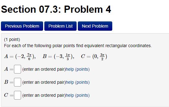 to three decimal places. B C (enter a comma separated list of