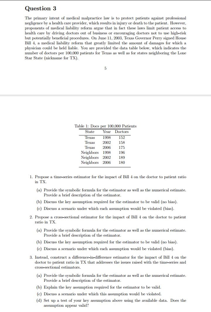 type. Preferences over X for each type of household are given by