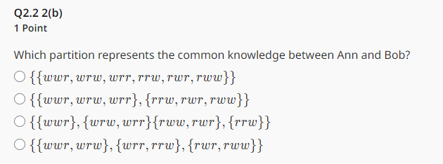 from the homework. Notation: given a set of states S = {a,