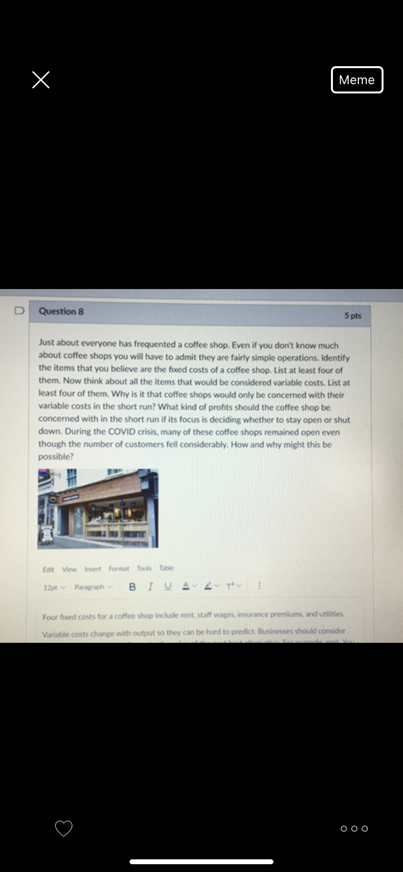 if don't know much about coffee shops you will have to admit