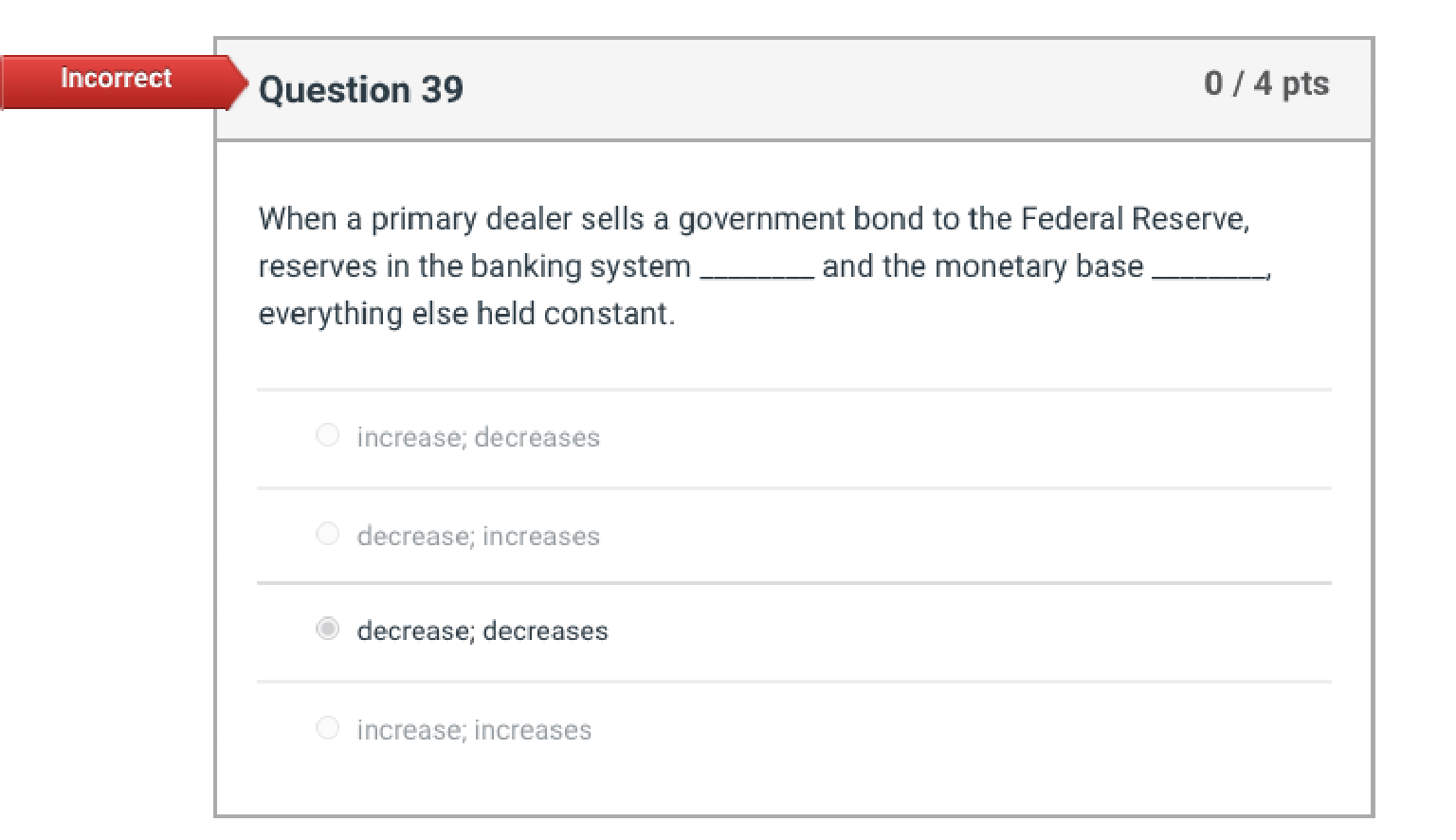 to raise funds to meet the reserve requirement? O borrow from another
