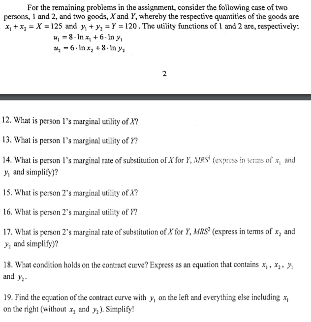 Hello. I need help with these problems. I have already handed