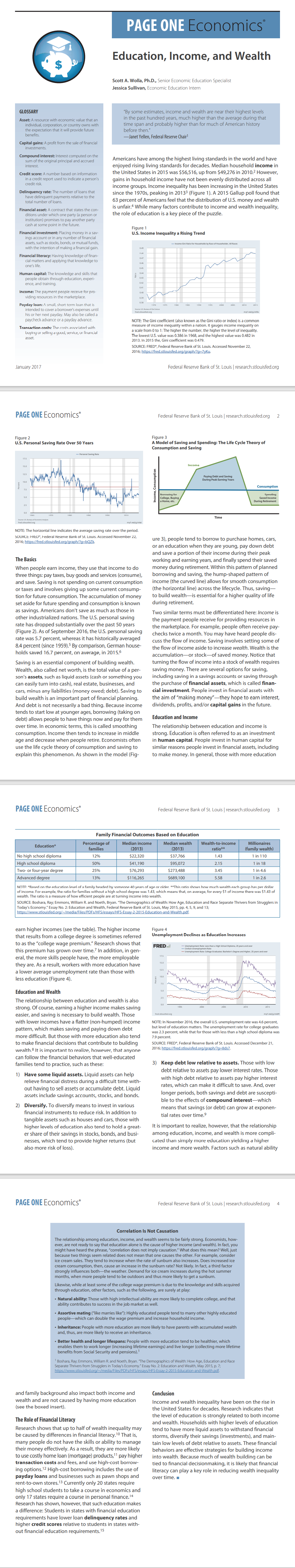 is necessary to turn income into wealth.2) What is "The life cycle
