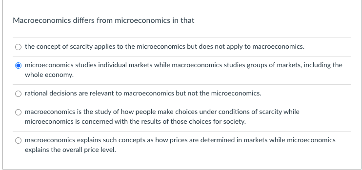 how people make choices under the conditions of scarcity and the results