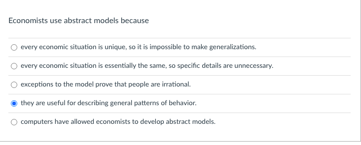 concerned with the results of those choices for society. O macroeconomics explains