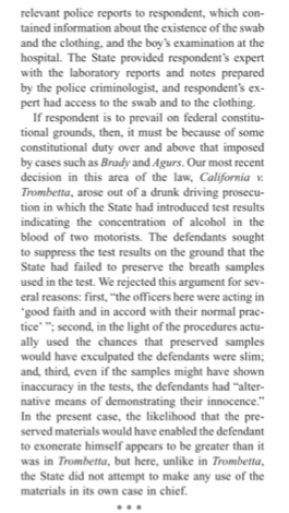 constitutional amendments or cases the Court applies the facts THE OTHER ITALIZES