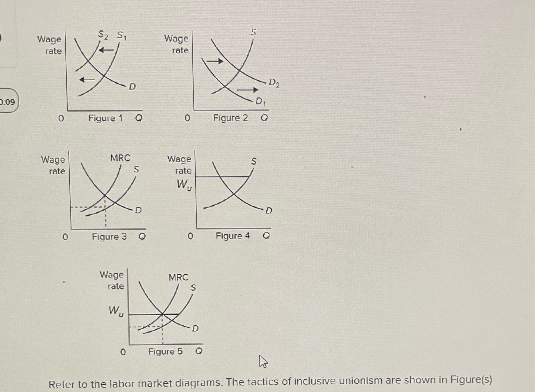  A. 3 only B. 5 only c. 4 and 5 D.