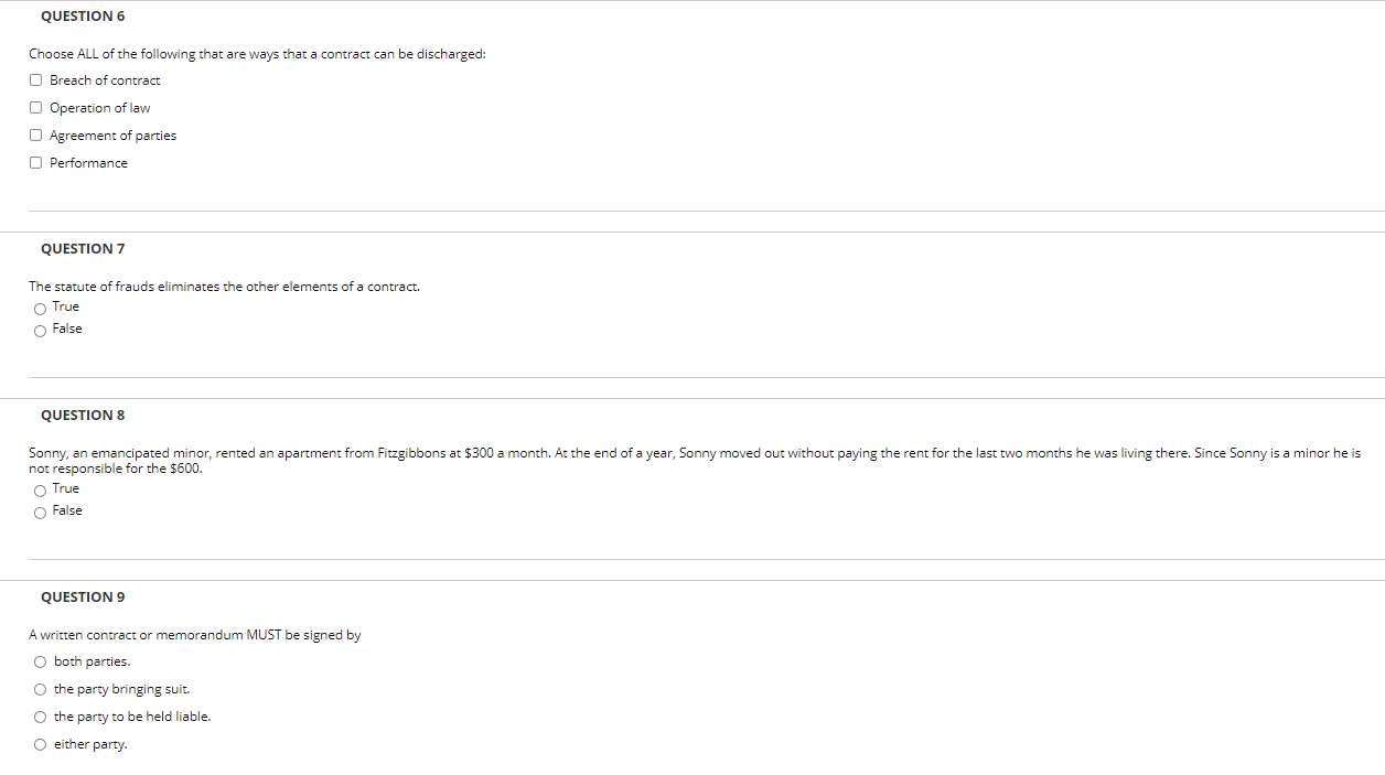 usury statutes. O state licensing statutes. state criminal statutes QUESTION 22 The