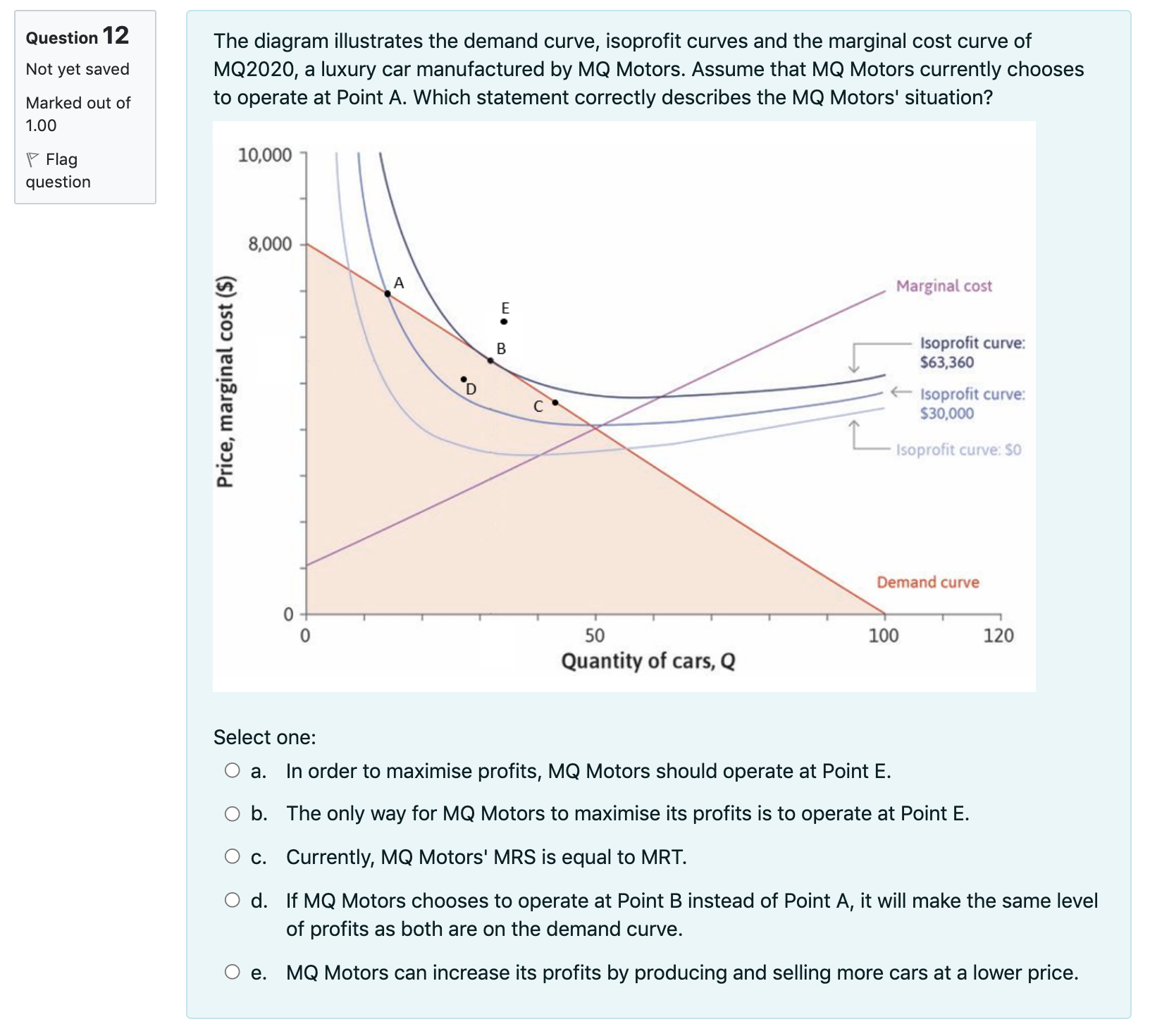 firm has more workers than managers. Question 2 Not yet saved Marked