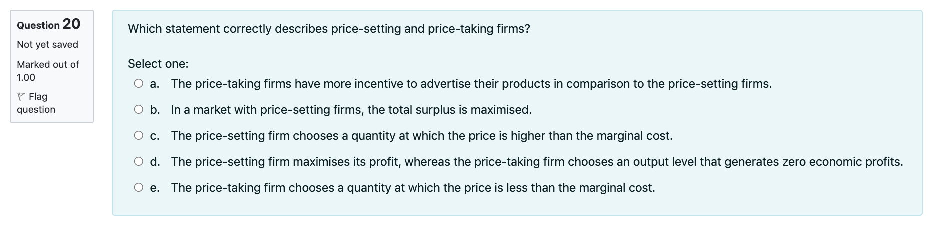 The average cost when producing 20 cars is $2,200. The marginal cost