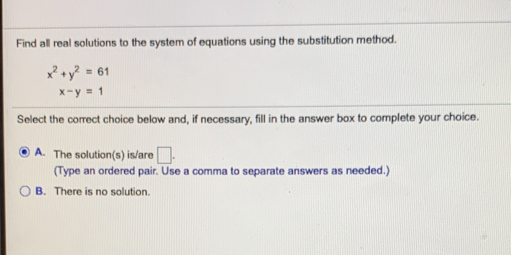  Please help me in this question Find all real solutions to