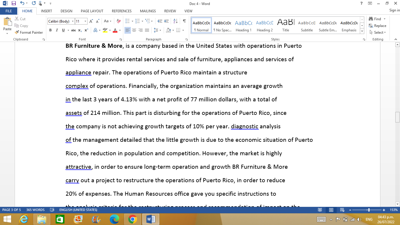  Doc 4 - Word X FILE HOME INSERT DESIGN PAGE LAYOUT