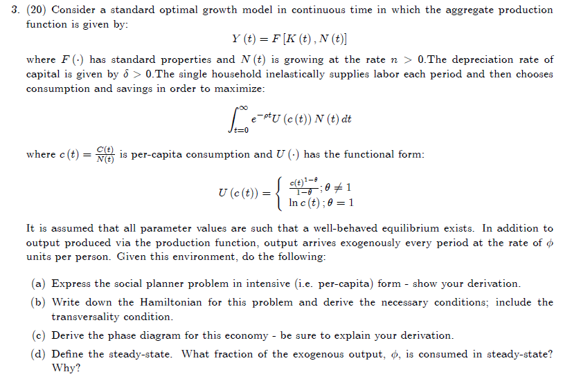 human capital} is produced via the production function (hilt? ; o: E