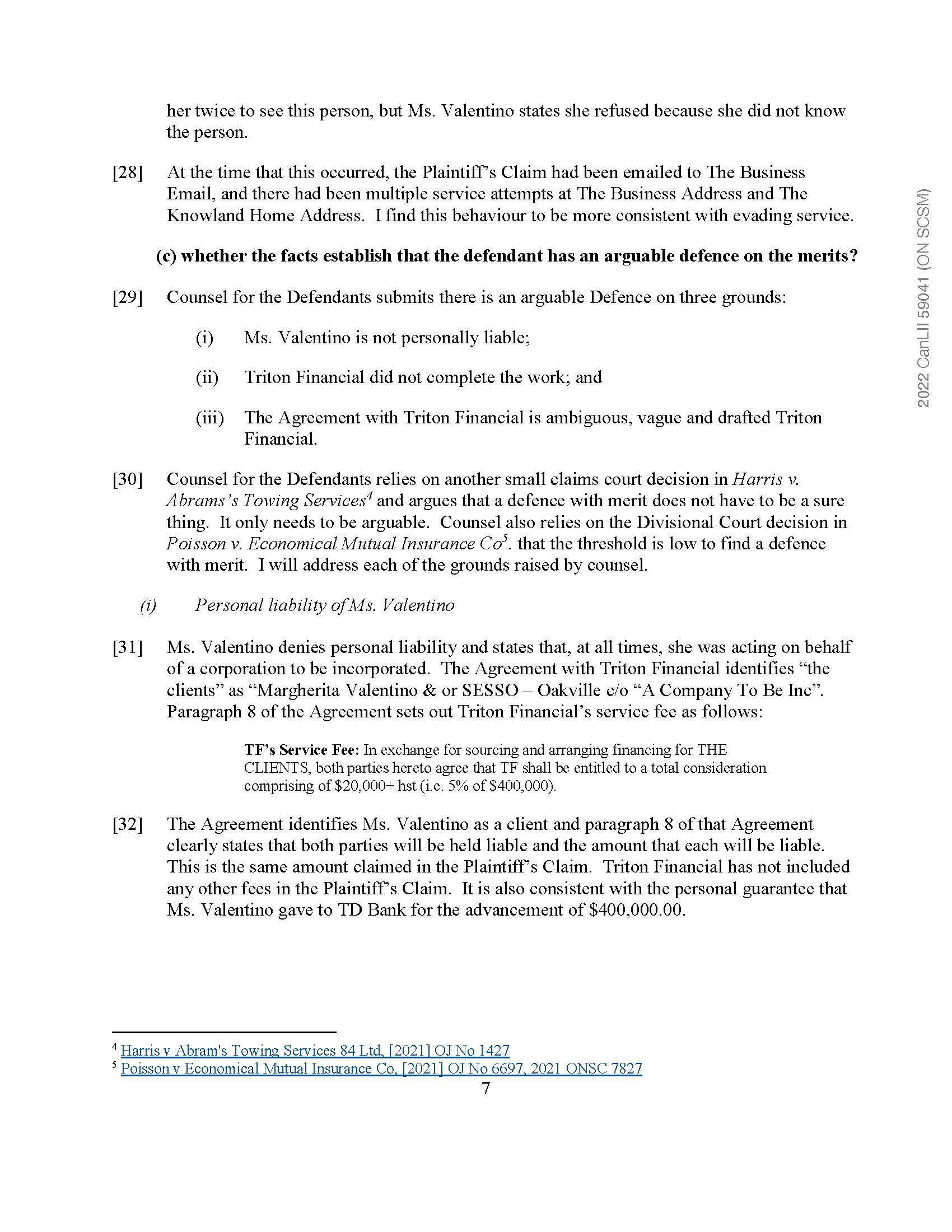 16, 2022 - heard virtually via Zoom DEPUTY JUDGE L. CARR: ORDER