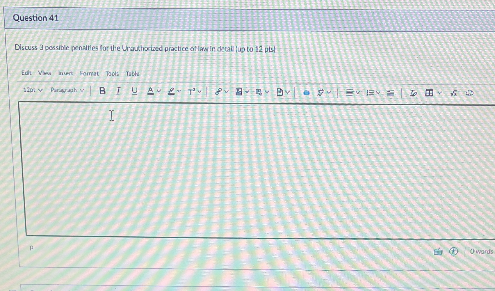 law in detail (up to 12 pts) Edit View Insert Format Tools