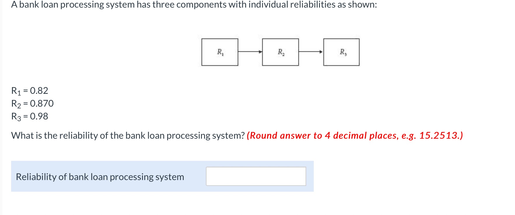 as shown: R1 = 0.82 R2 = 0.870 R3 = 0.98 What