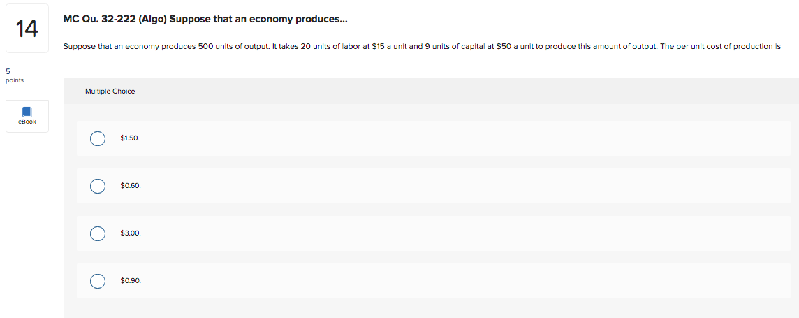 at each price level. O leftward by $15 billion at each price