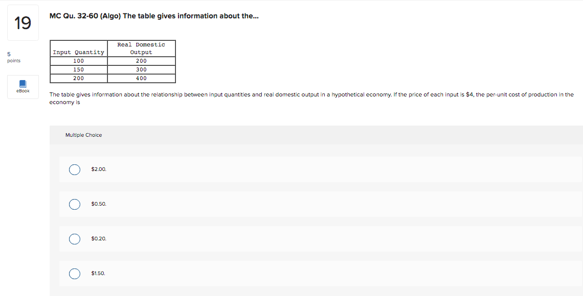 billion. O decrease GDP by $80 billion. O increase GDP by $20