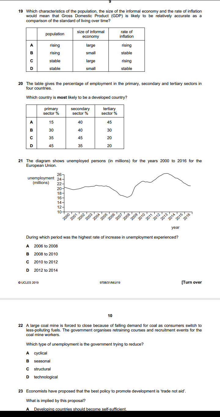 an economy than inflation. [12]2 1 When can an economy be said