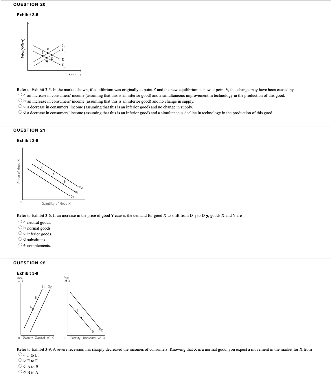 change in quantity demanded.Be sure to specify what causes each to change