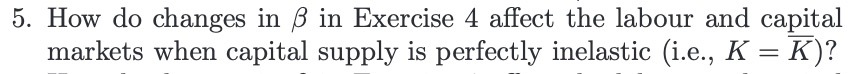  5. How do changes in 3 in Exercise 4 affect the