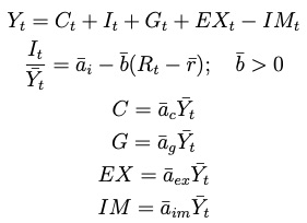 and investment function and use them to answer the following questions: