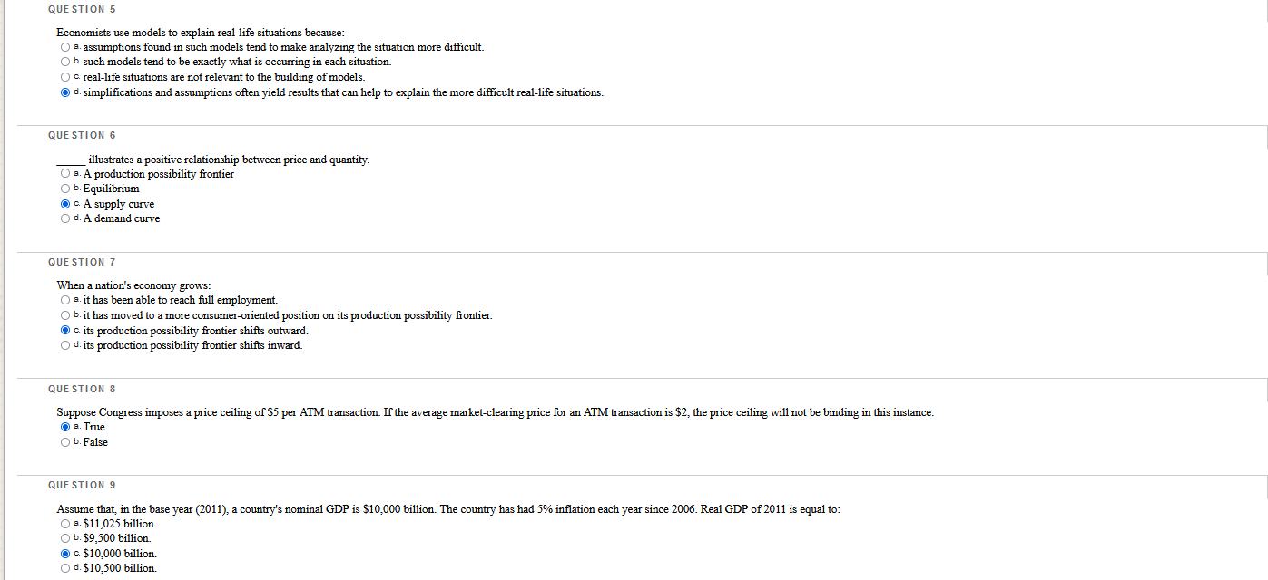 quota is set above the equilibrium quantity, there will be: O a.