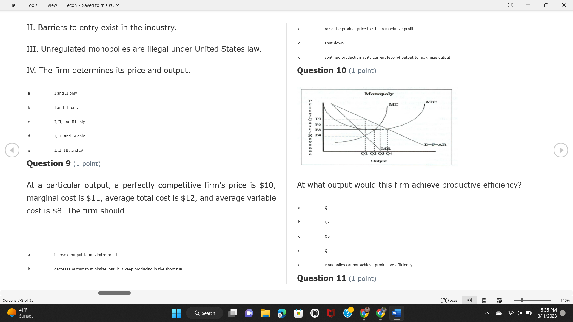 - MR. C dependent on the marginal cost MR, MR2 d upward-sloping