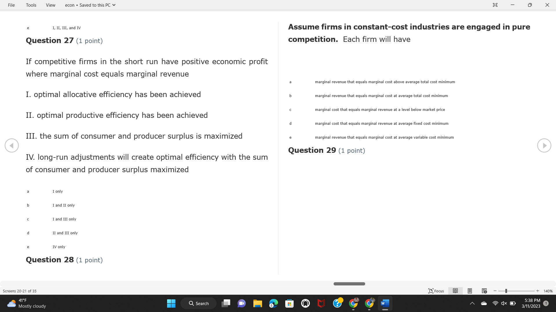 demand curve. a I only Monopolies produce goods that competitive firms cannot