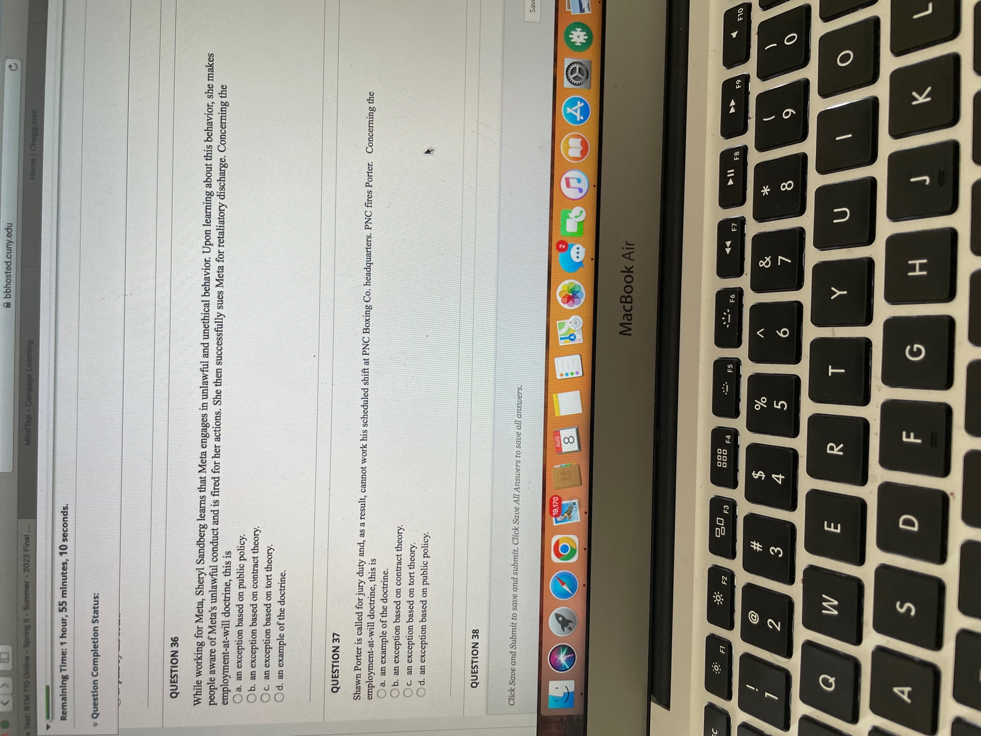 Behar, Goldberg, Hosting, Mccain, and Walters all work for firms of various