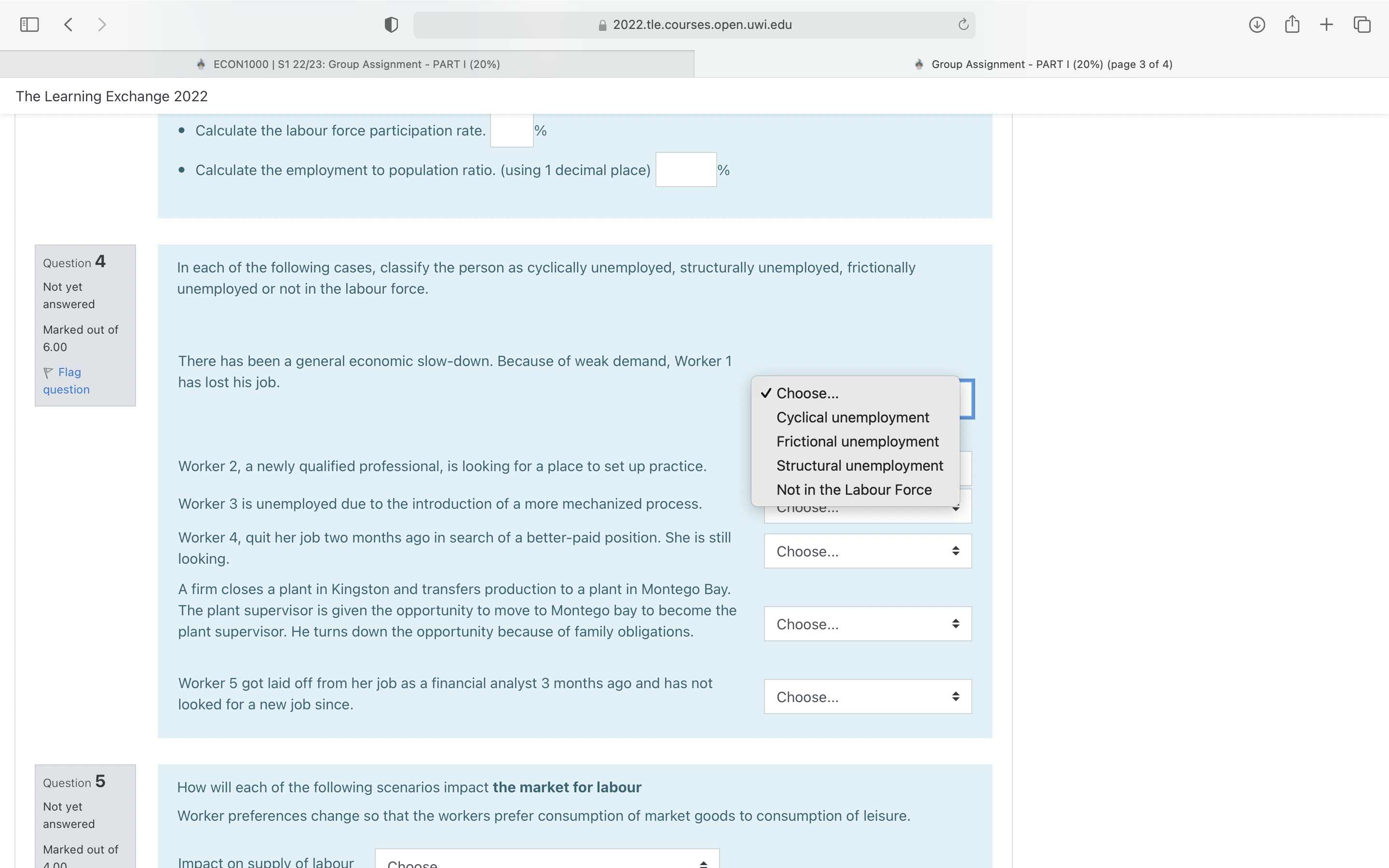 2 of 4) The Learning Exchange 2022 . Calculate the nominal GDP