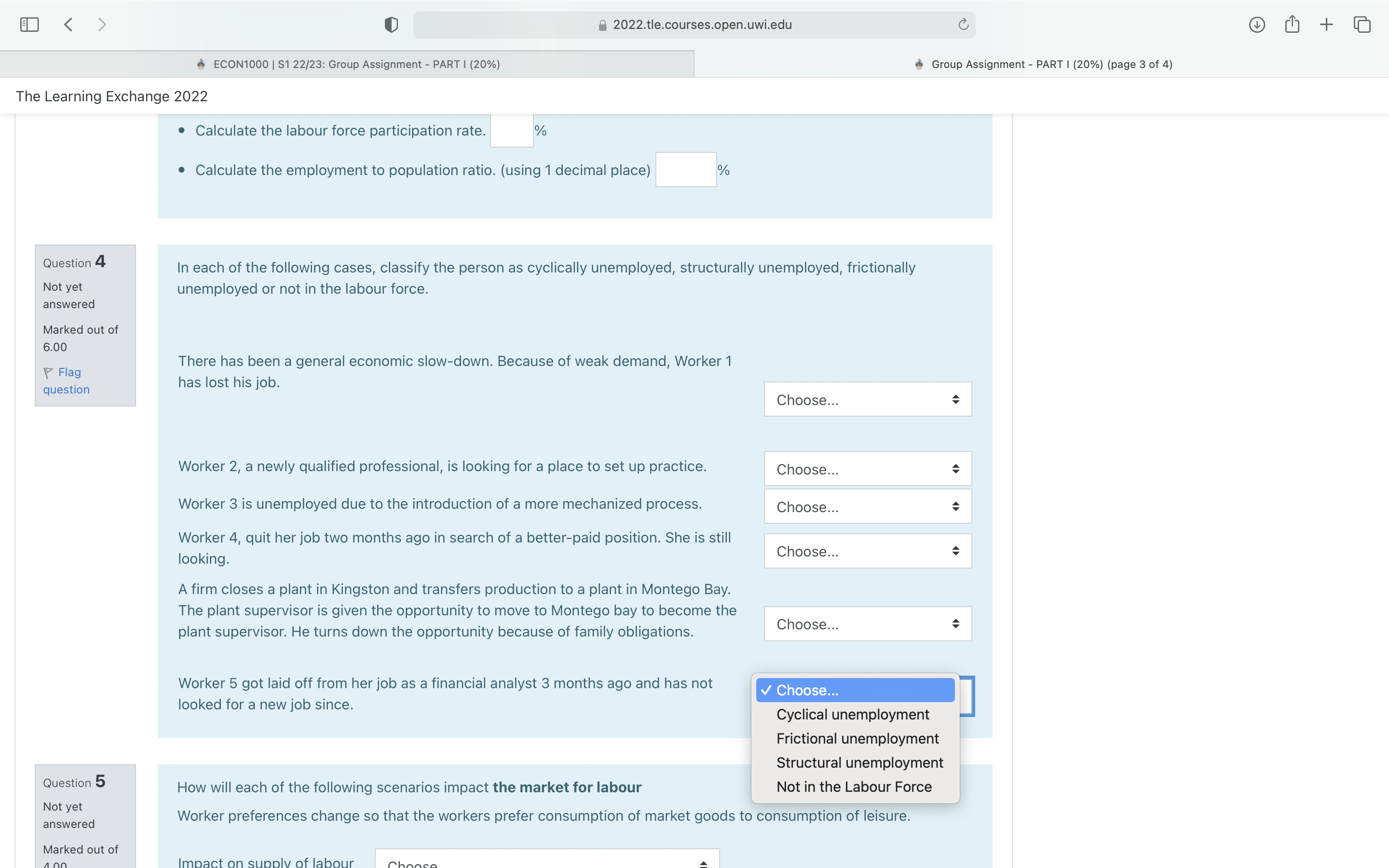 decimal place % . Calculate the cost of the market basket for