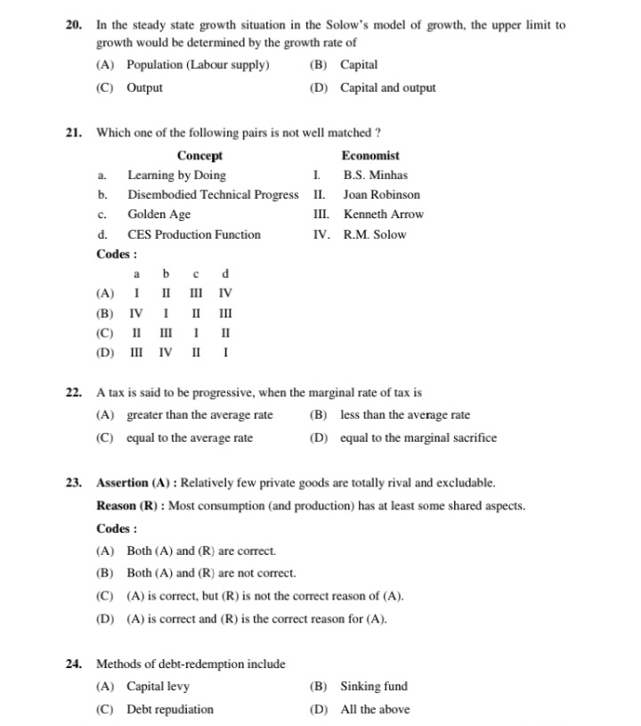 (D) (R) is true, but (A) is false. 26. Assertion (A) :