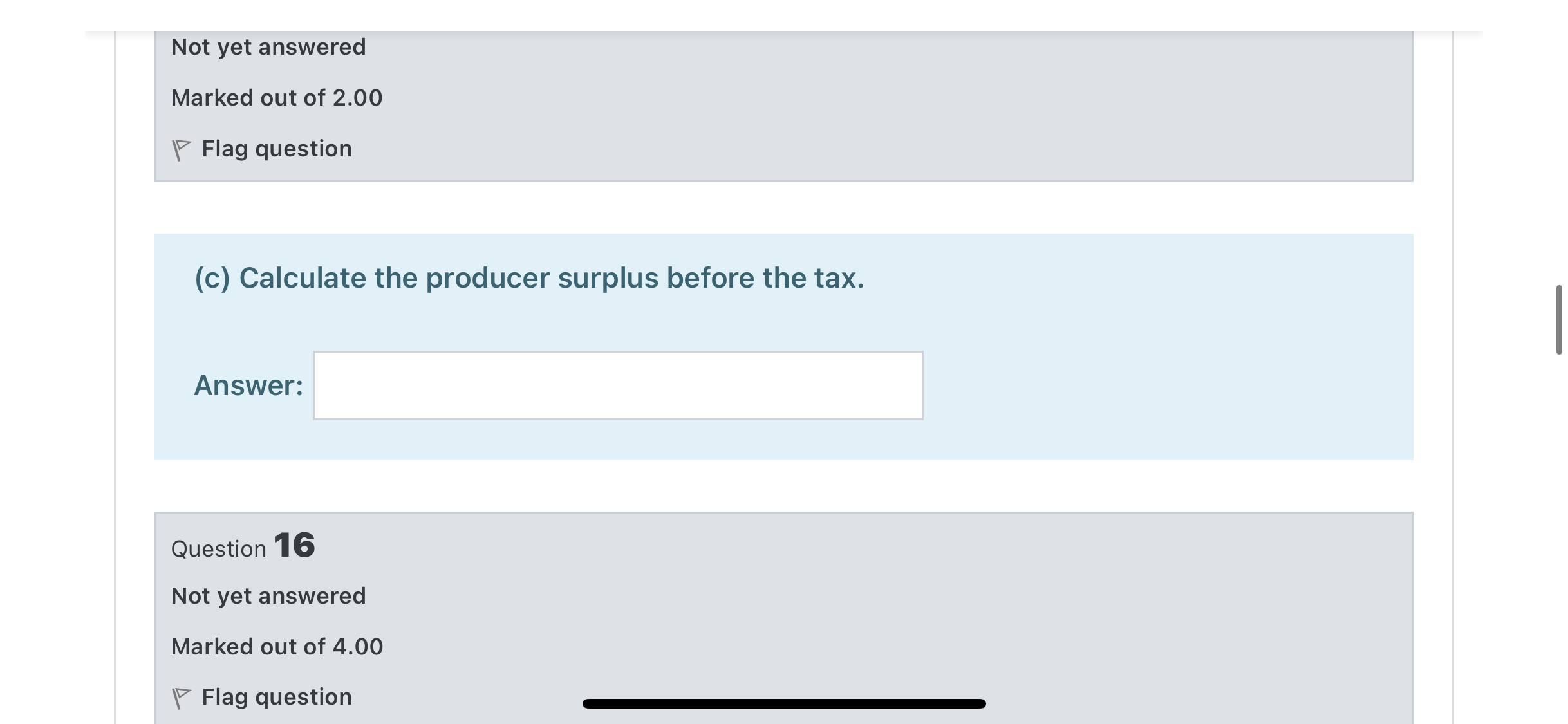 O efficient O inefficient (v) Who has the comparative advantage in the