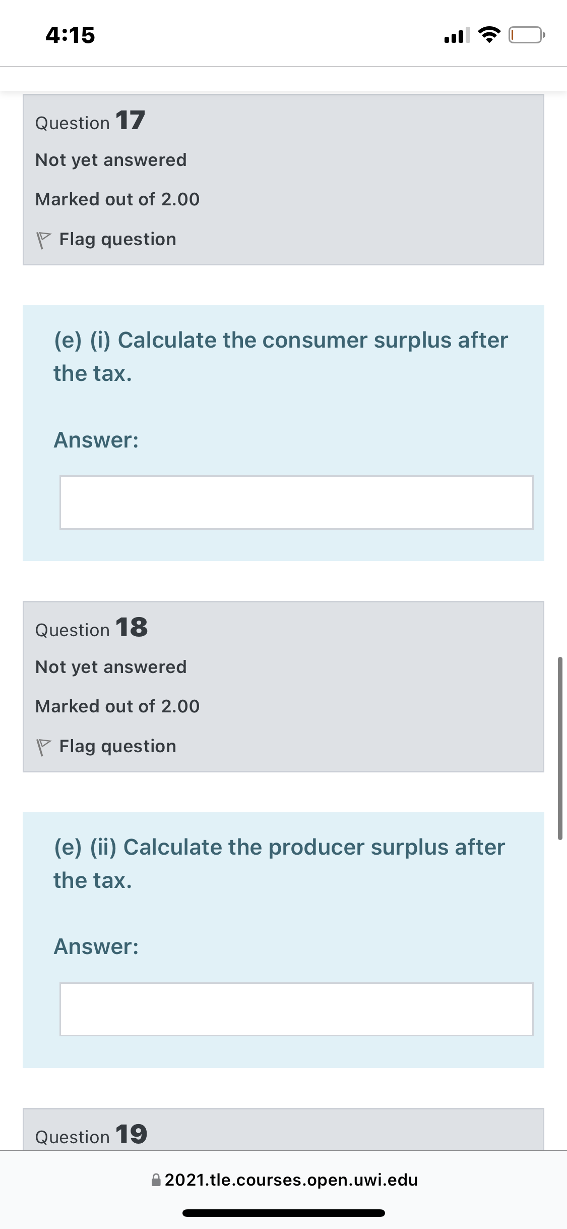 production of Good B? (vi) Who has the comparative advantage in the