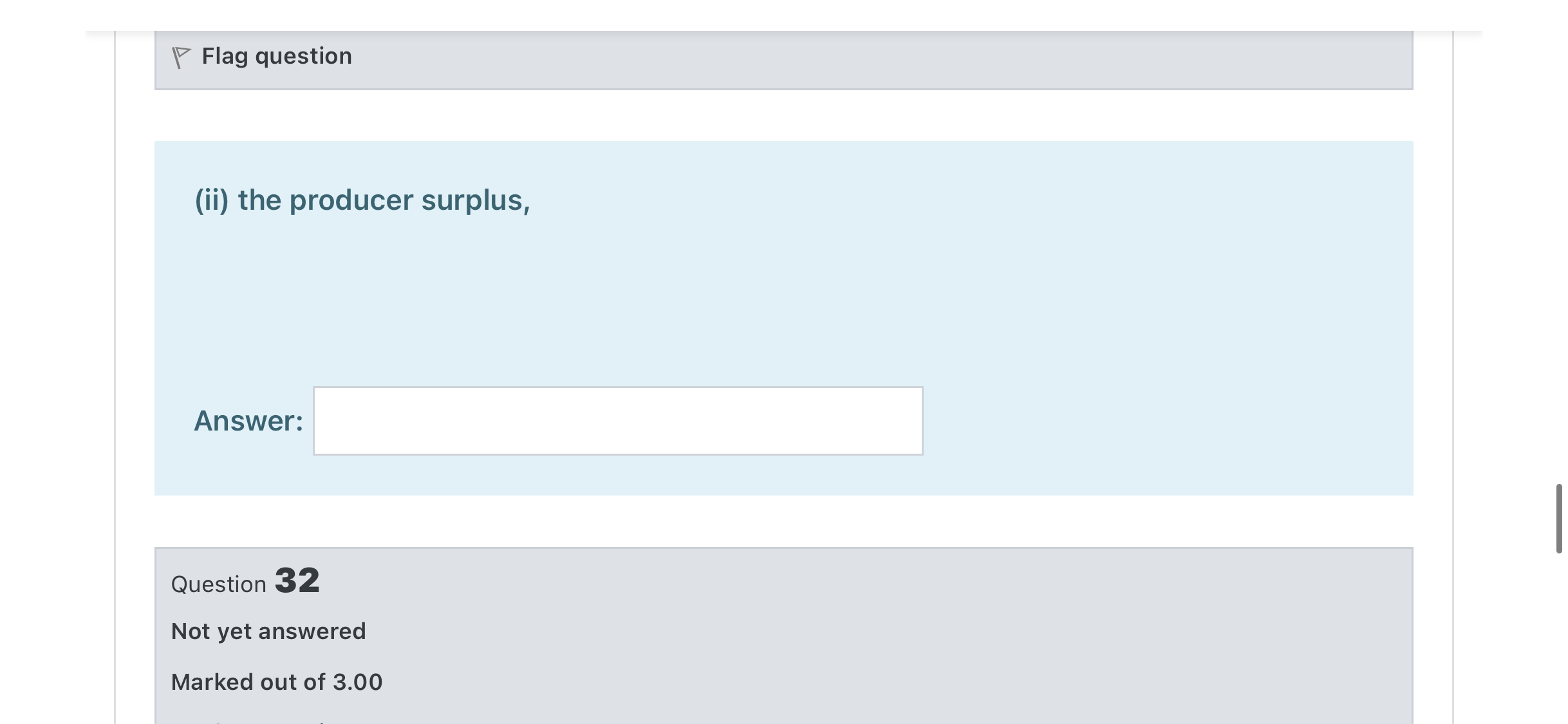 what is happening in the following markets. Indicate the impact if any