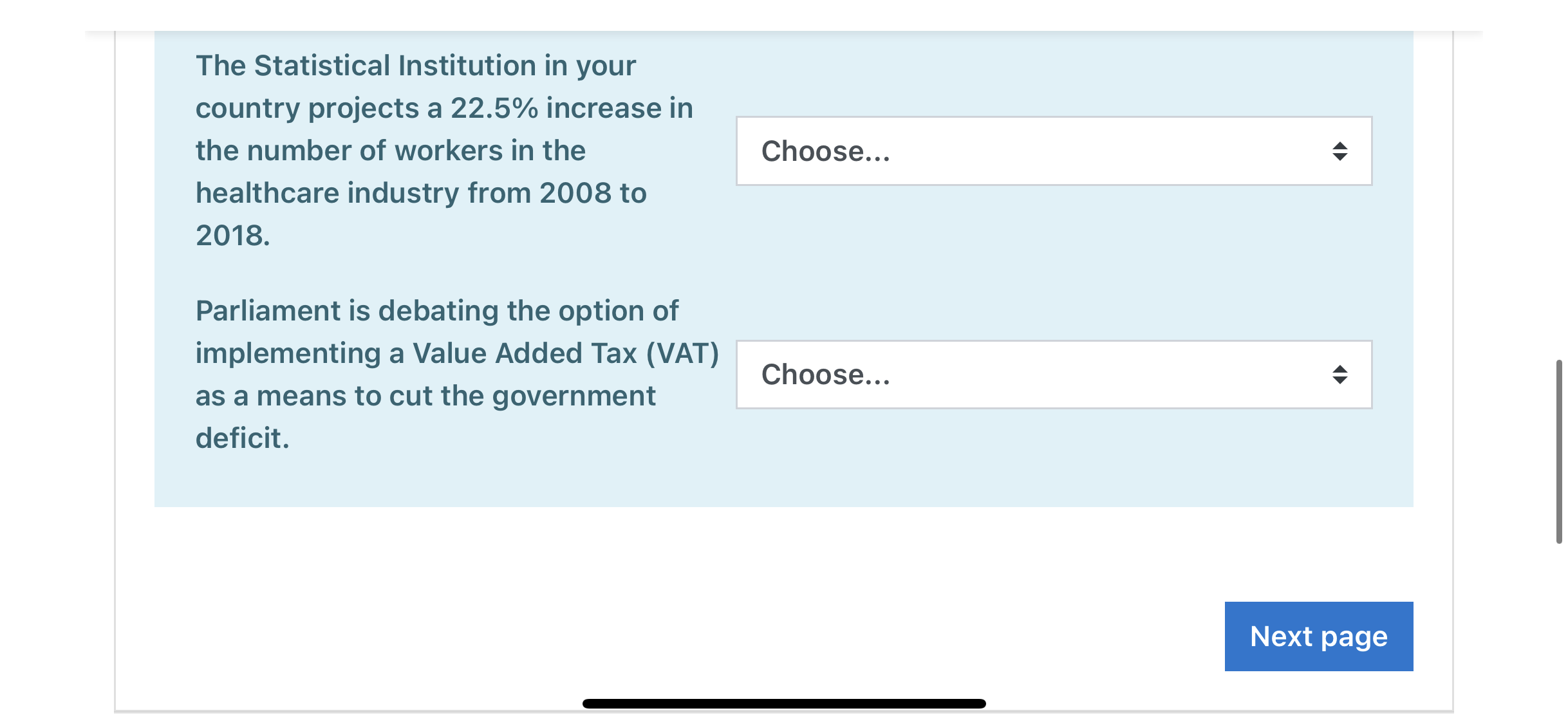 government imposes a tax on cigarettes. Use the diagram below to answer