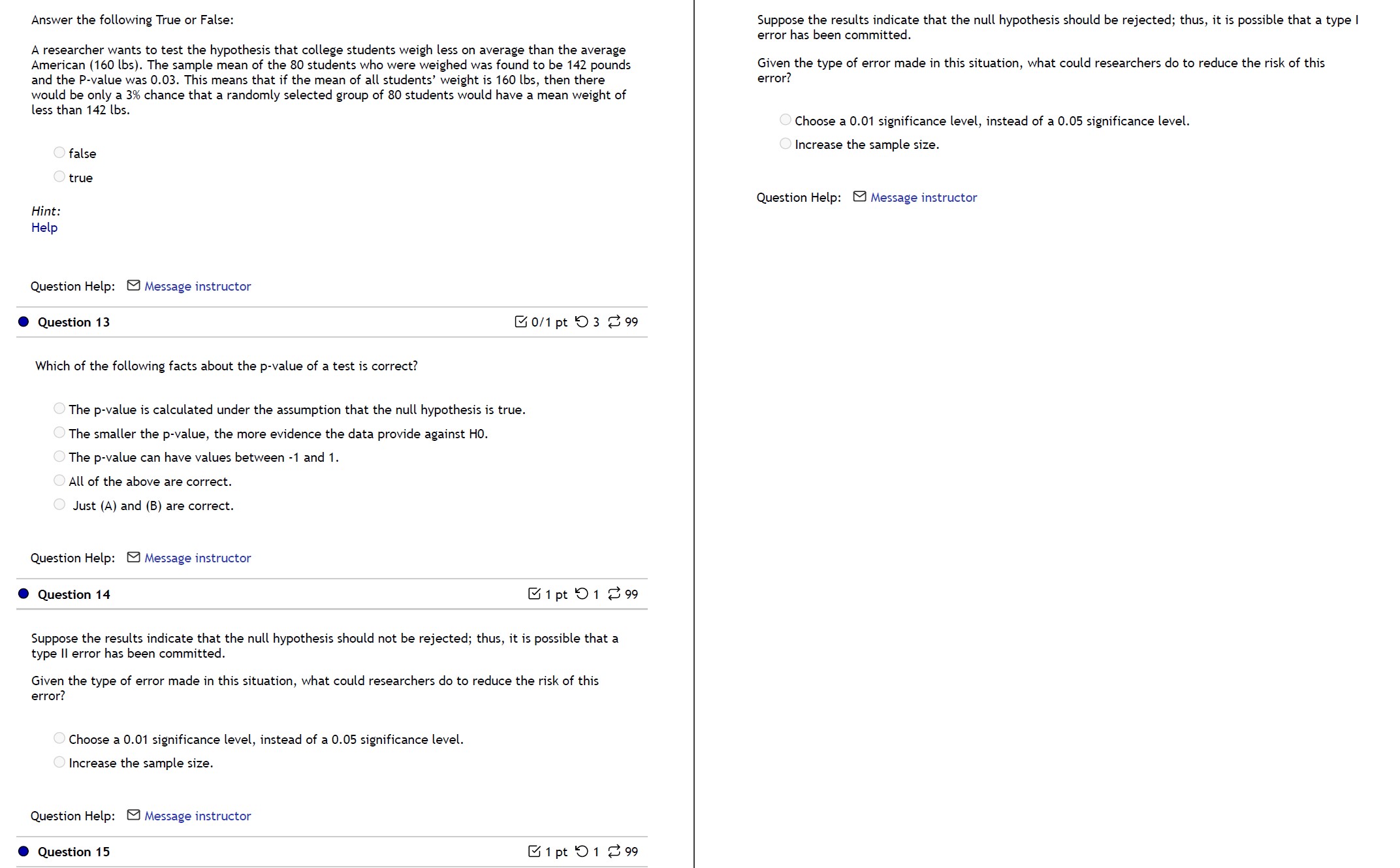 Question Help: Read Video Message instructor Then the test is: Question 5