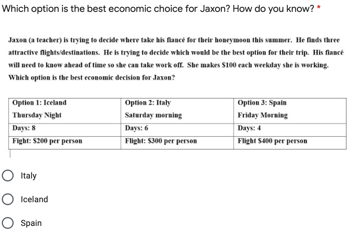 goods and services we will consume, we are doing so because of