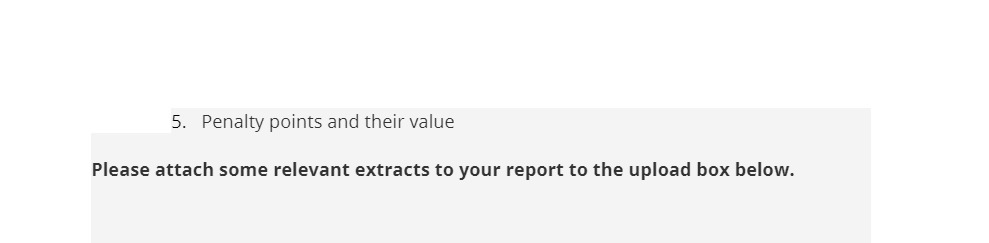 your report to the upload box below.