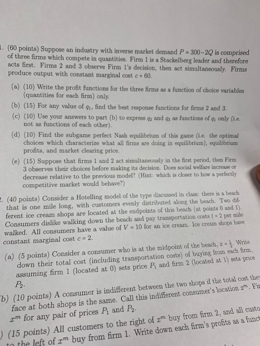 the Planner's problem in the Ramsey problem. Suppose there are only two