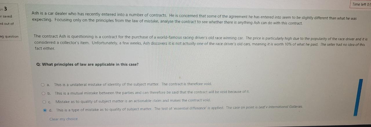 the contract is one of the utmost good faith or a special