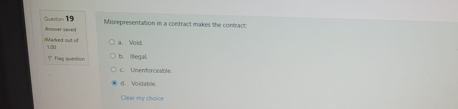 George for breach of contract. Clear my choiceTime left 0: h 3